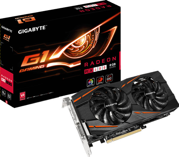 Grafická karta AMD Radeon RX 480 – GIGABYTE Radeon RX 480 G1 Gaming 8G