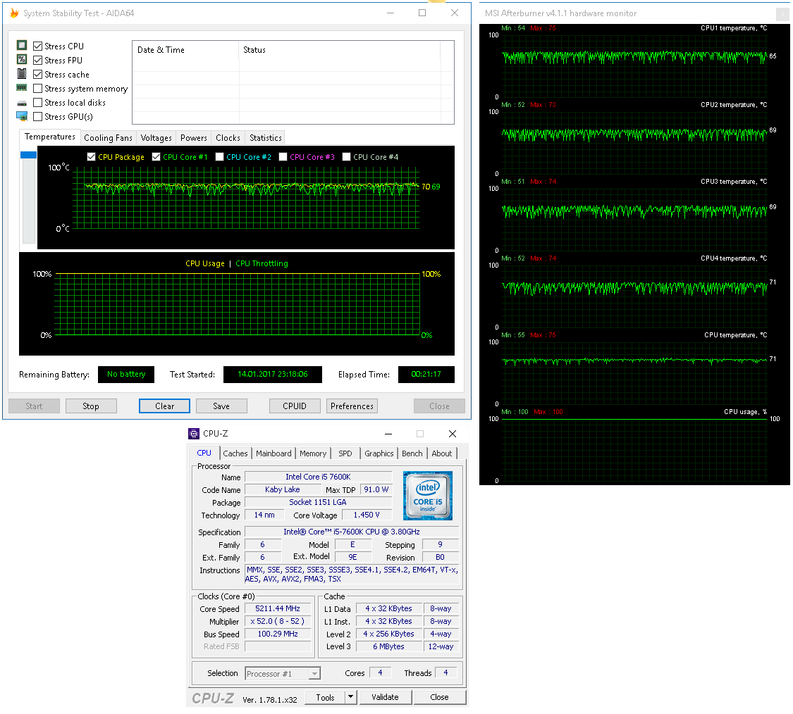 Core i5-7600K: odemčené čtyřjádro Kaby Lake v testu 