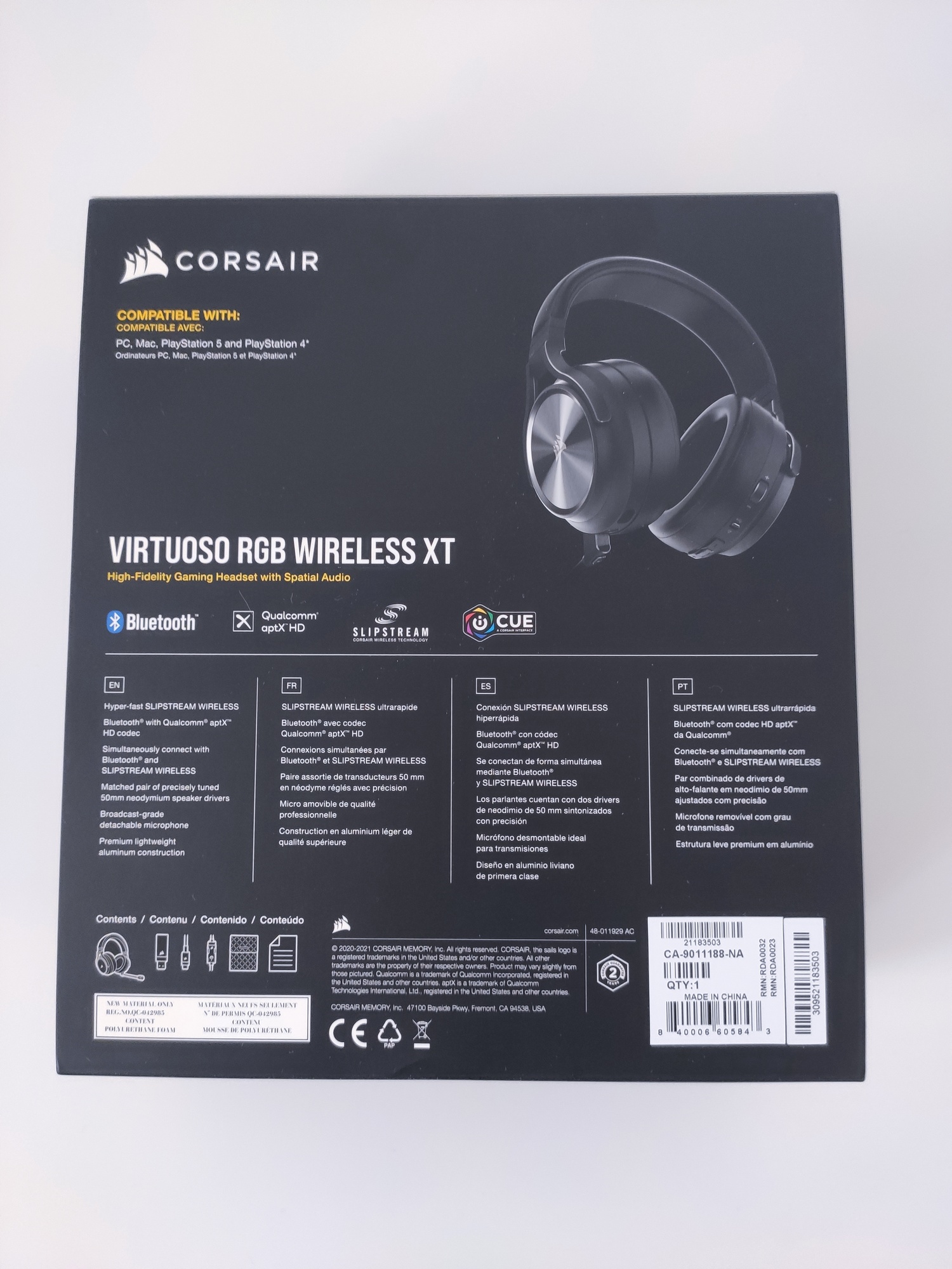 Corsair Virtuoso RGB Wireless XT: parádička z hliníku s Dolby Atmos