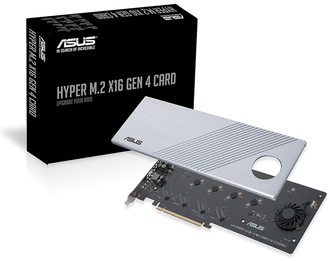 Asus Hyper M.2 a 4x Samsung 980 Pro: Extrémní úložiště