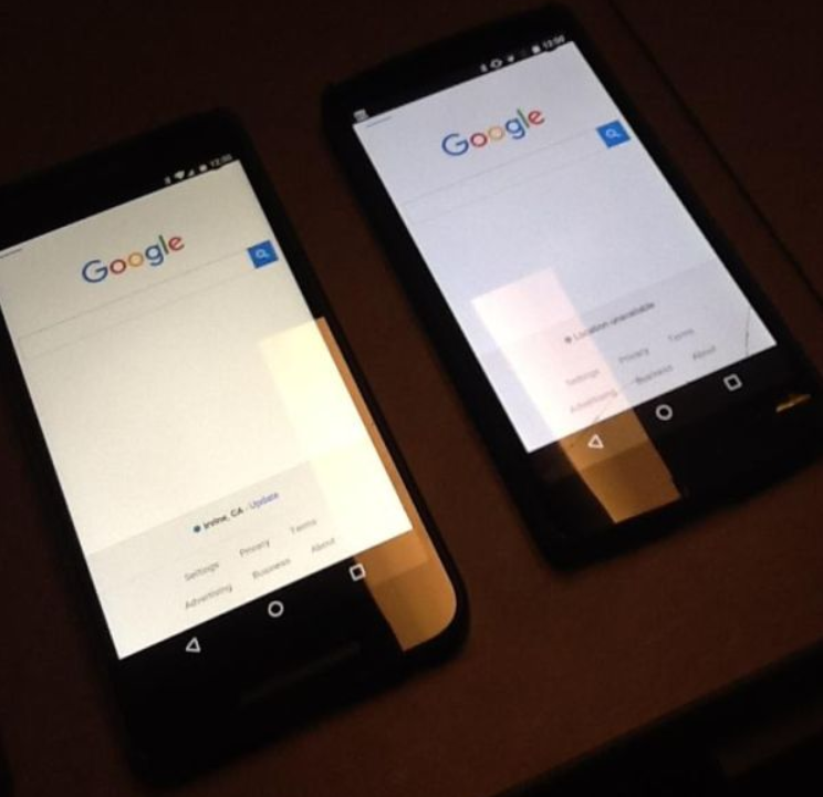 Google má problémy, části displeje Nexusu 5X jsou žluté