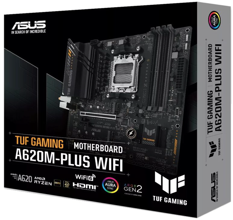 ASUS TUF Gaming A620M-PLUS WIFI:  Vyplatilo se čekat na levné desky AMD?