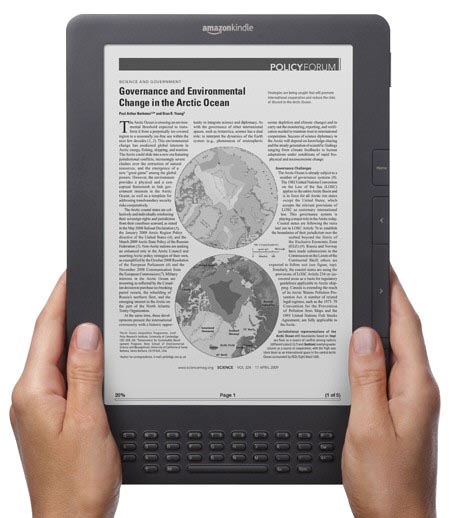 Amazon Kindle DX Graphite slibuje zdravější čtení