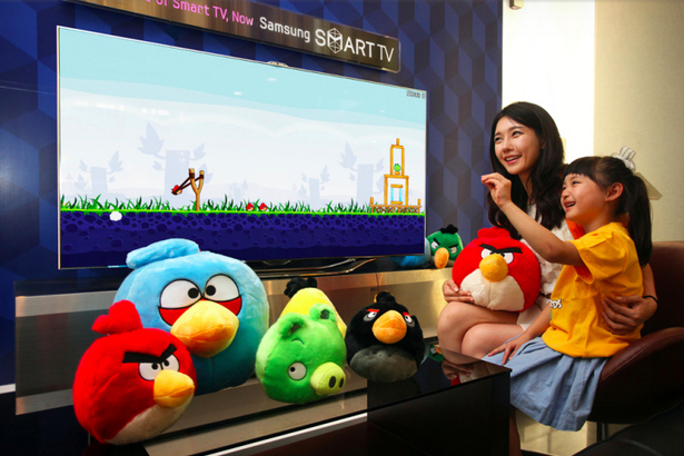Angry Birds dorazí na chytré televize Samsungu tento měsíc