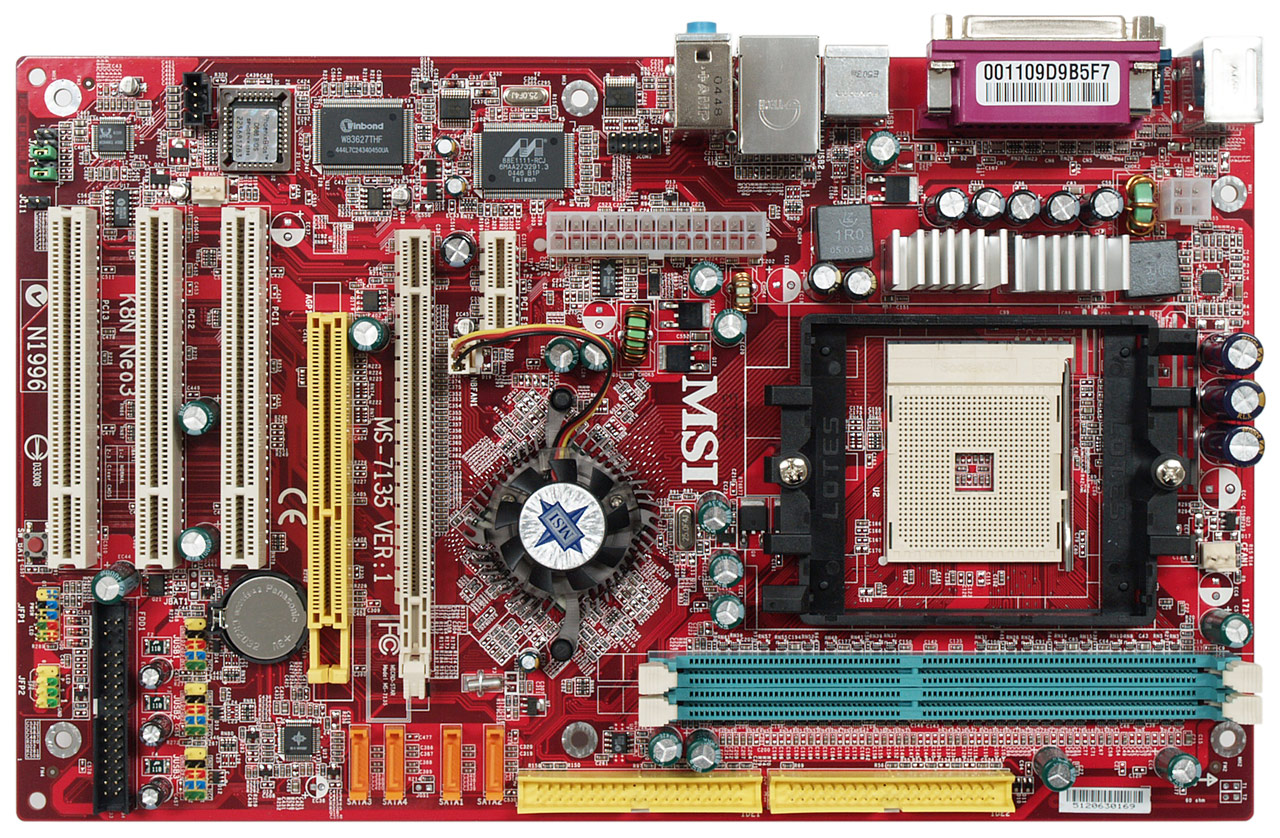 MSI K8N Neo3 - PCIe pro socket 754 aneb ideální podvozek pro Sempron