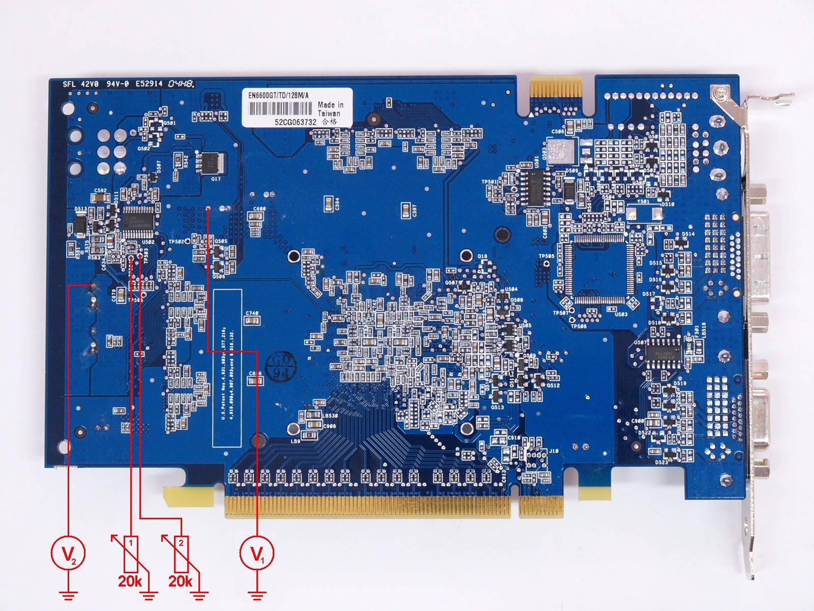 GeForce 6600GT - modifikace napájení a overclocking