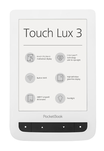 PocketBook rozšiřuje svoji řadu čteček elektronických knih o model Touch Lux 3 