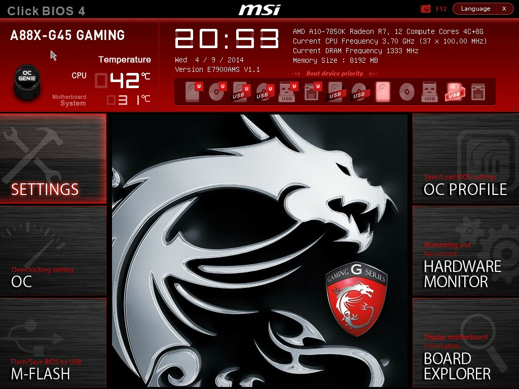 MSI A88X-G45 Gaming: luxusní design i výbava