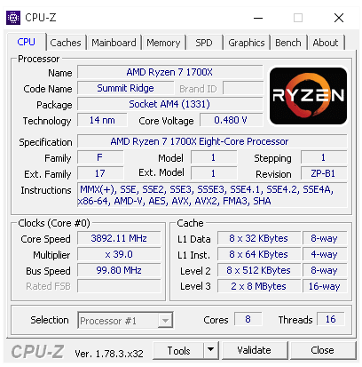 3× AMD Ryzen 7: procesory 1800X, 1700X a 1700 v testu 