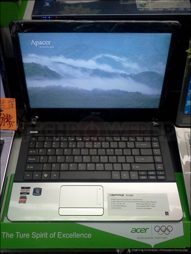 Notebook Acer Aspire E1-421 spatřen