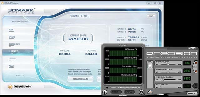 GeForce GTX 480 přetaktovaná na 1165 MHz