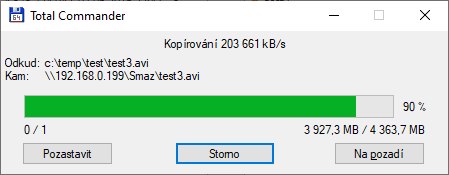 Souběžné Nahrávání po 2.4 GHz Wi-fi i 5 GHz Wifi