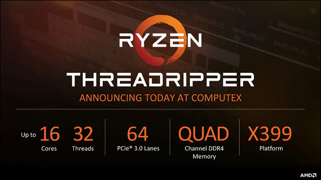 16jádrový procesor rodiny Threadripper nás údajně vyjde na 24 000 Kč