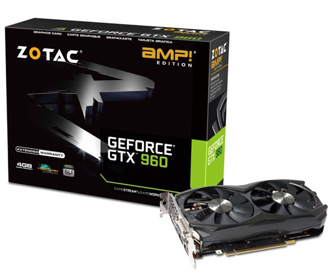 Takhle vypadají dvě nové 4GB grafiky GeForce GTX 960 v podání značky ZOTAC