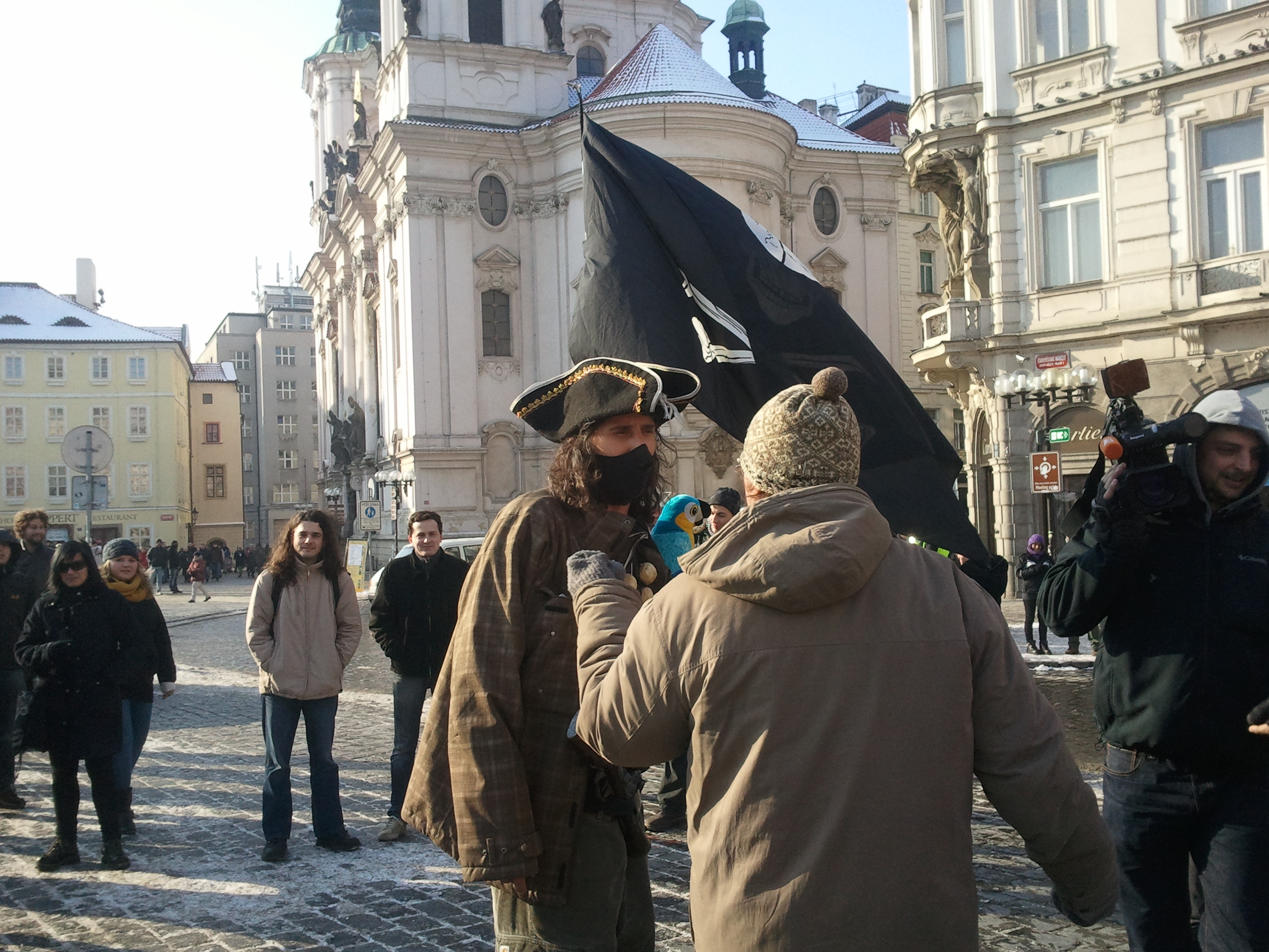 Česko protestovalo proti dohodě ACTA, fotografie z demonstrací