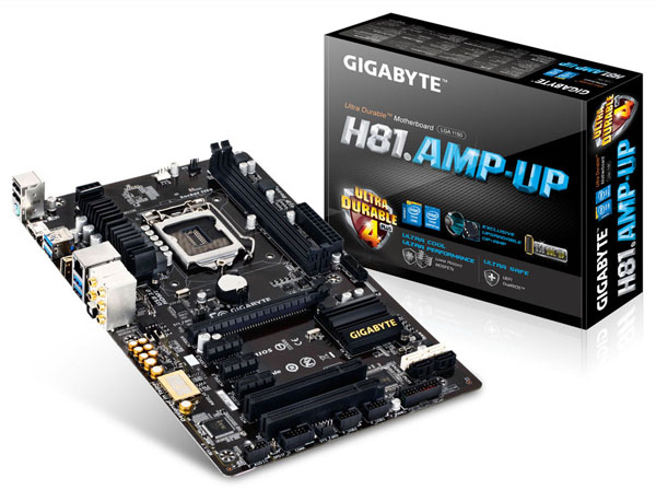 GIGABYTE představuje základní desku H81.AMP-UP