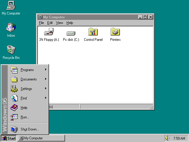 KDE 1.0 (jedno z linuxových grafických prostředí)