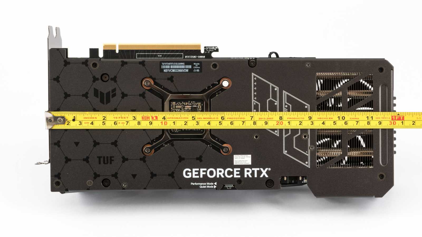 Test Asus TUF RTX 4070 Ti 12GB GDDR6X OC Ed.: Víc, než byste chtěli