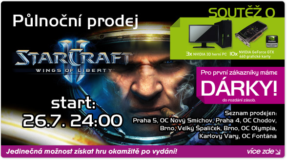 Speciální akce ke hře Starcraft 2 - vyhrát můžete třeba i grafickou kartu