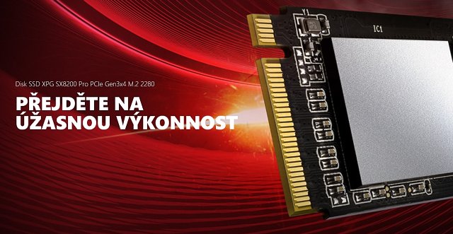 1 TB SSD ADATA XPG SX8200 PRO: Chladič, výkon a super cena