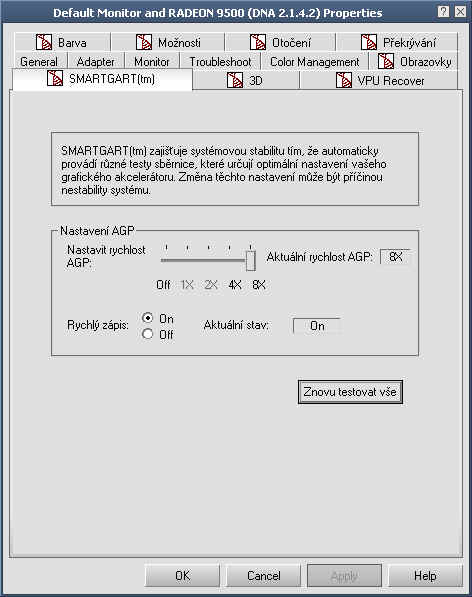 Kauza FastWrites a AGP 4x/8x