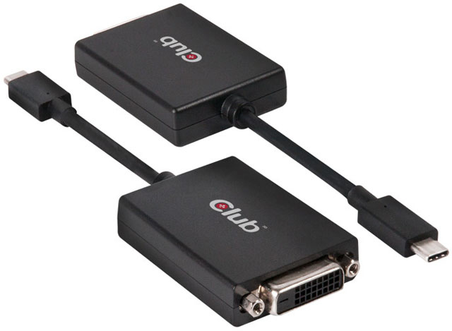 Club3D přidává do své nabídky DisplayPort 1.2, HDMI 2.0 a DVI adaptéry do portu USB 3.1 typu C