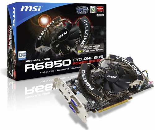 MSI uvedla Radeon HD 6850 Cyclone 1GD5 Power Edition