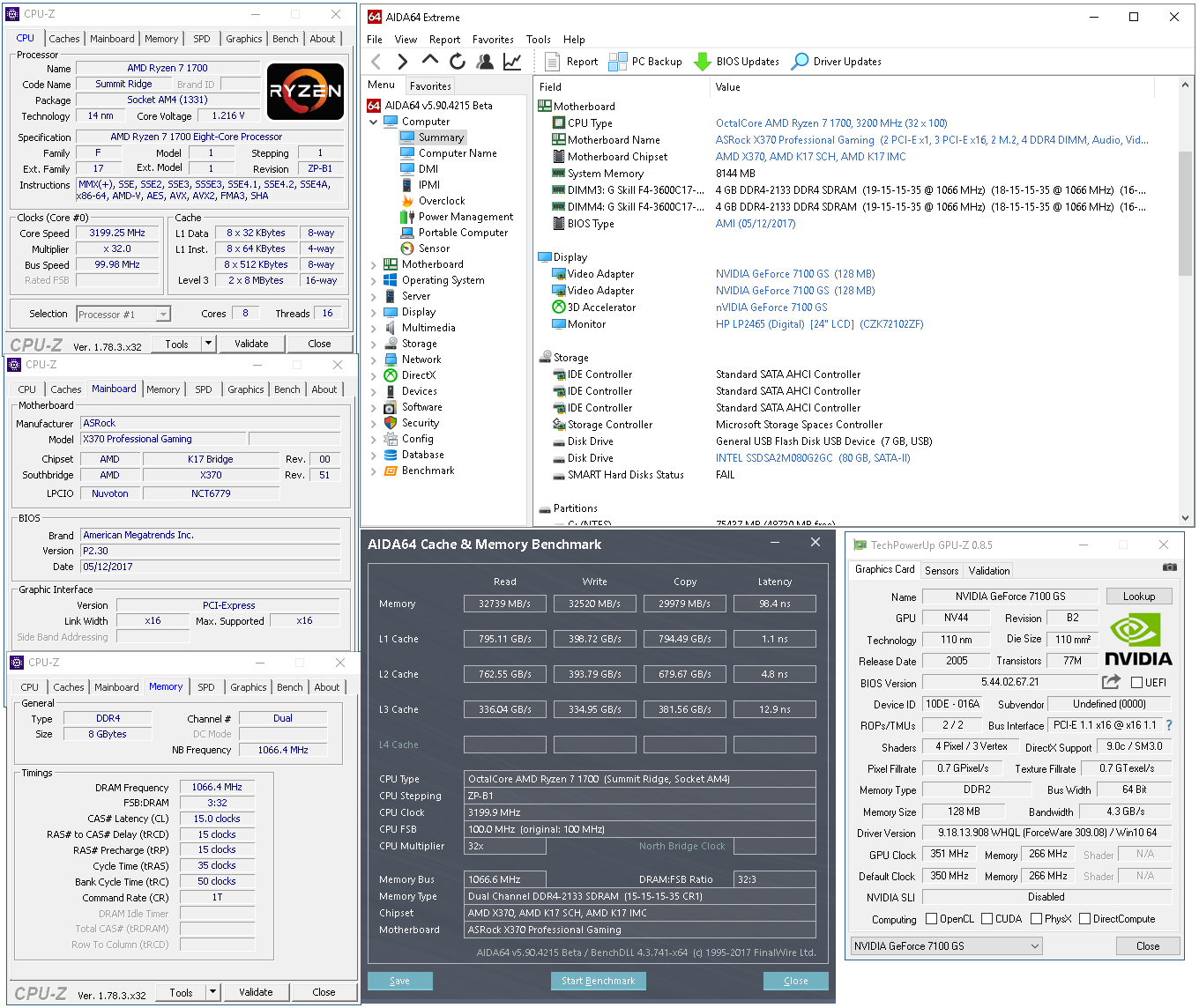 Systém s deskou ASRock