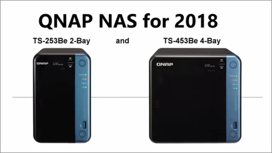  QNAP představuje čtyřjádrové modely NAS TS-253Be a TS-453Be s M.2 SSD