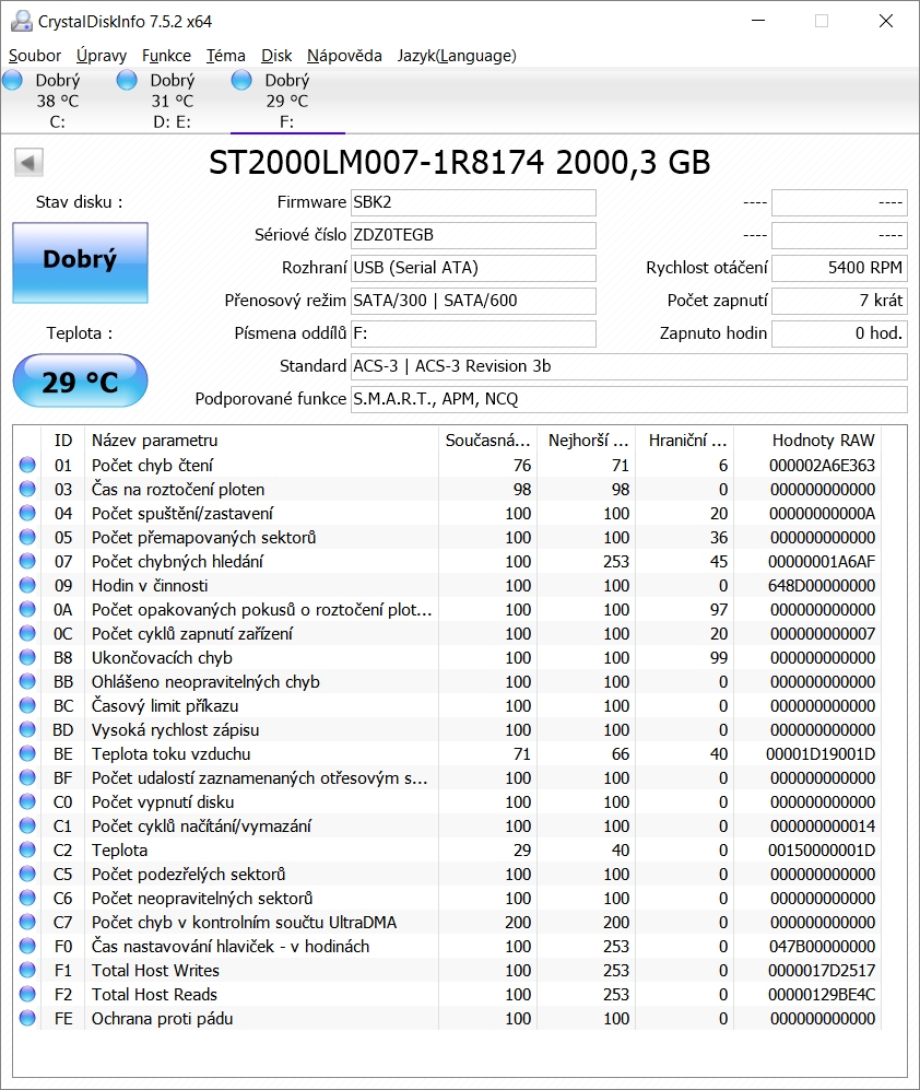 Test deseti 2TB USB disků na stůl, do kapsy a na cesty 