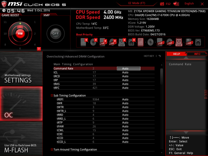 Skylake a MSI Z170A XPOWER Gaming Titanium Edition