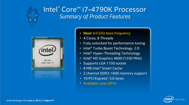 Intel Core i7-4790K: První 4GHz procesor Intelu v testu