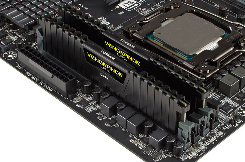 Corsair představil paměti DDR4 s taktem 4600 MHz řady Vengeance LPX