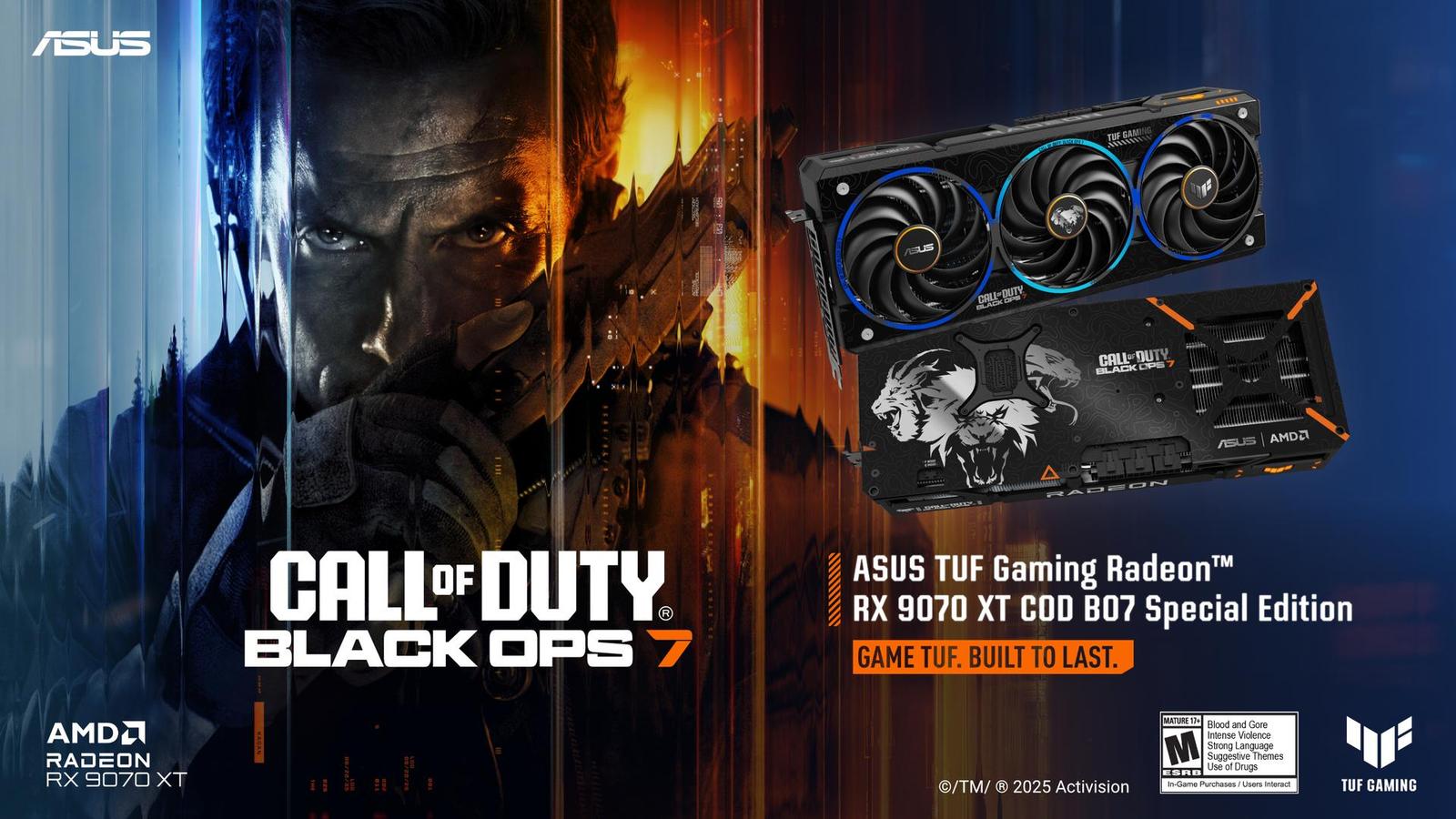 Asus oznámil limitovanou edici Radeon RX 9070 XT pro fanoušky Black Ops 7