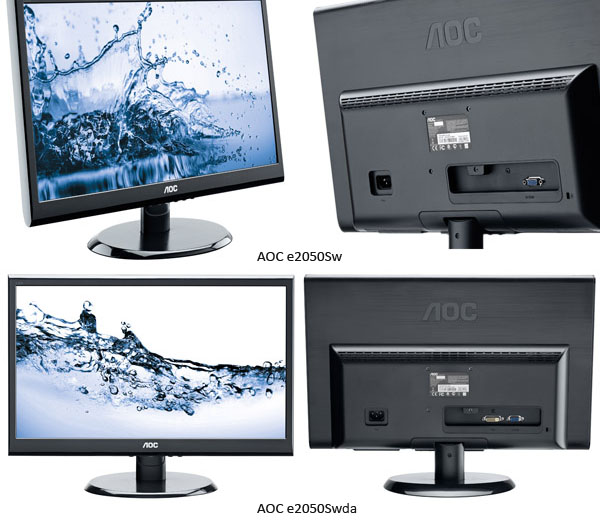 AOC představilo šestici nových business monitorů s rozlišením 1600×900 pixelů