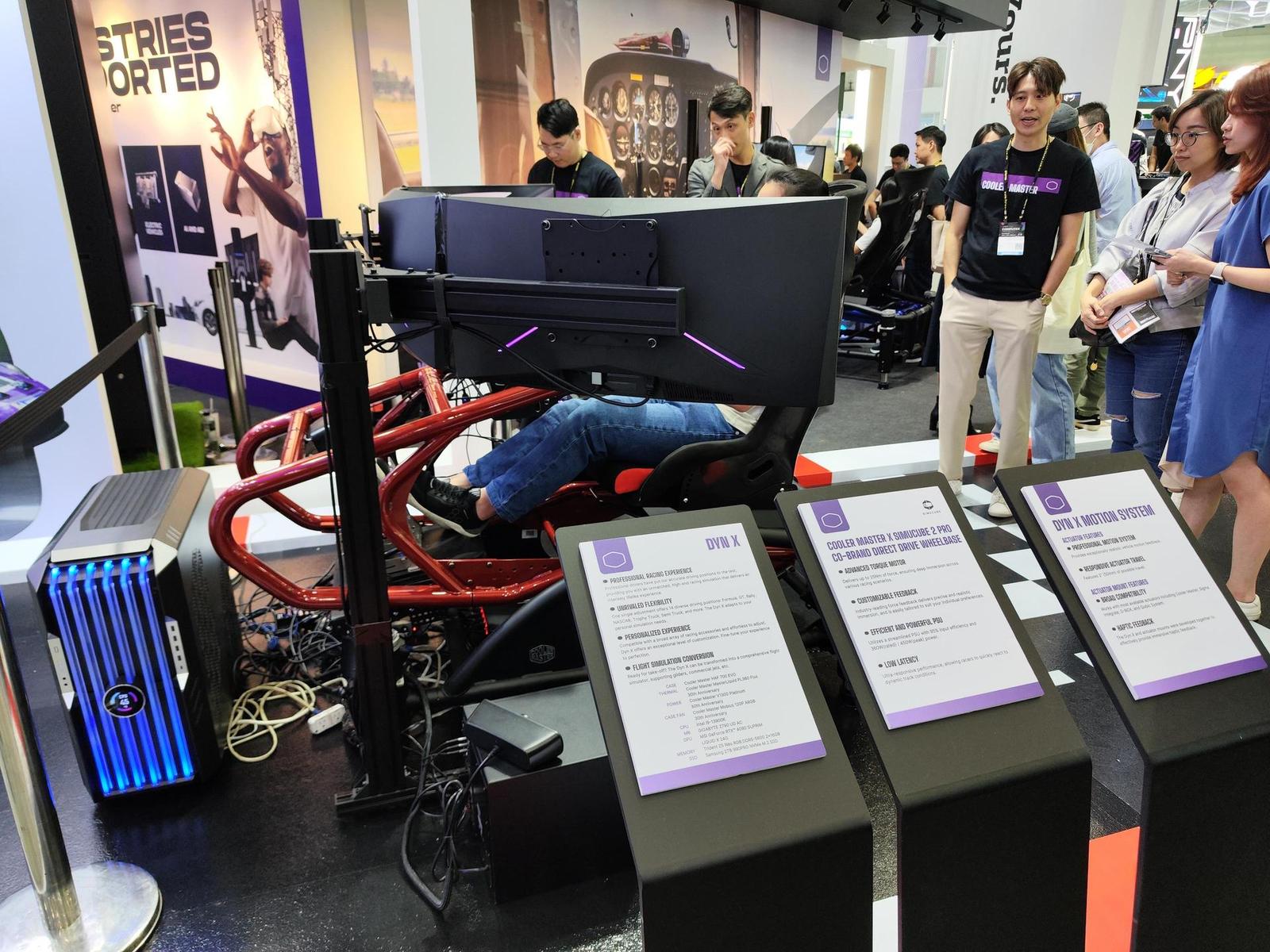 Computex 2024 – Cooler Master ukázal závodní set, modulární panel pro streamery a chlazení nové generace