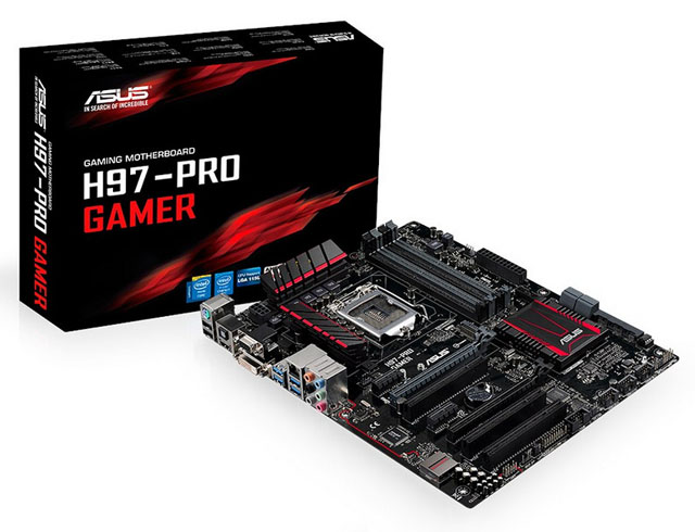 ASUS H97-Pro Gamer – ATX základní deska s podporou připojení SATA Express disků a M.2 SSD