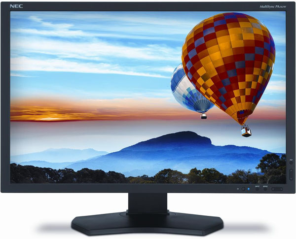 NEC PA242W, 24 palcový monitor s GB-R LED podsvícením