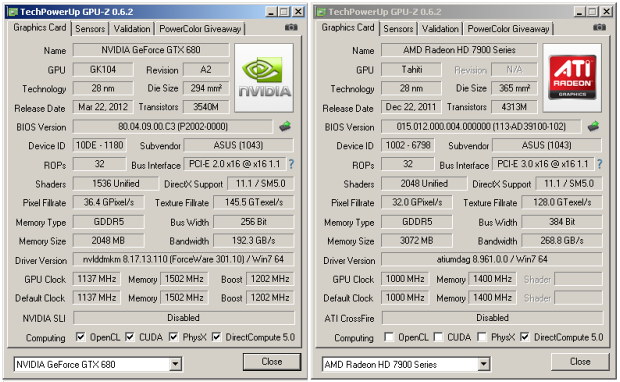 Duel: Asus Radeon HD 7970 vs. GeForce GTX 680 DC2T