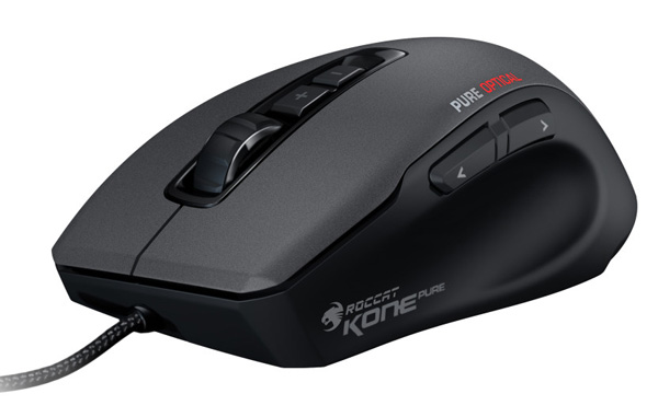 ROCCAT Kone Pure Optical myš a podložka pod myš Sence Meteor Blue jsou nyní k dispozici