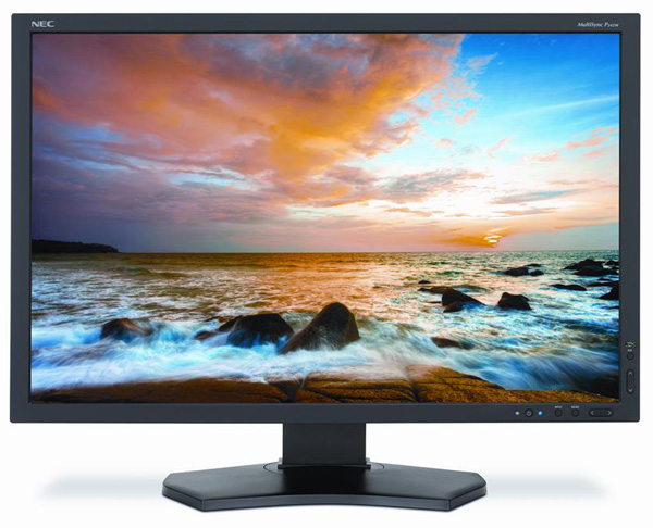 NEC monitor s poměrem stran 16:10 a rozlišením 1920 × 1200 pixelů