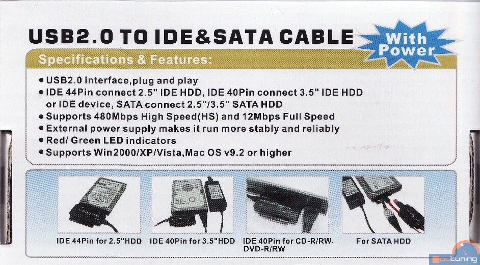 Šest USB 2.0 HDD adaptérů v testu – vyplatí se vybírat?