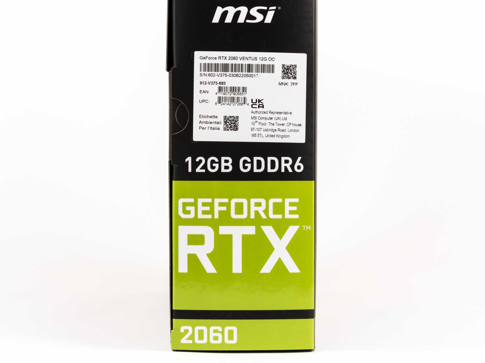 Nová MSI RTX 2060 Ventus s 12 GB GDDR6: Lepší než RTX 3050