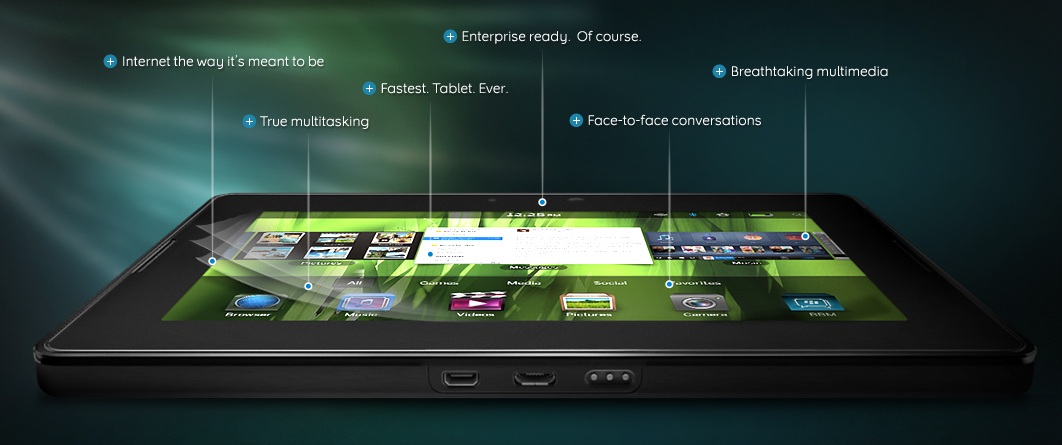 BlackBerry má svůj první tablet - PlayBook