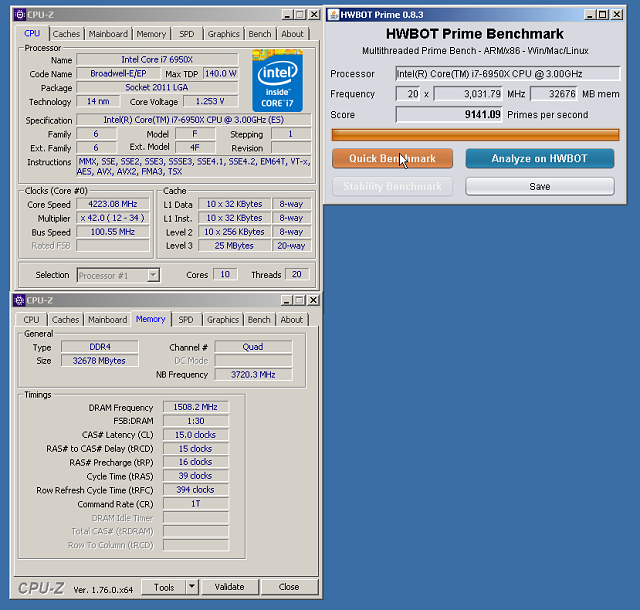 Přetaktování monstra Intel Core i7-6950X Broadwell-E