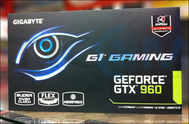 Gigabyte vydá grafiku GeForce GTX 960 v provedení G1.Gaming s robustním chladičem WindForce 3X se třemi ventilátory