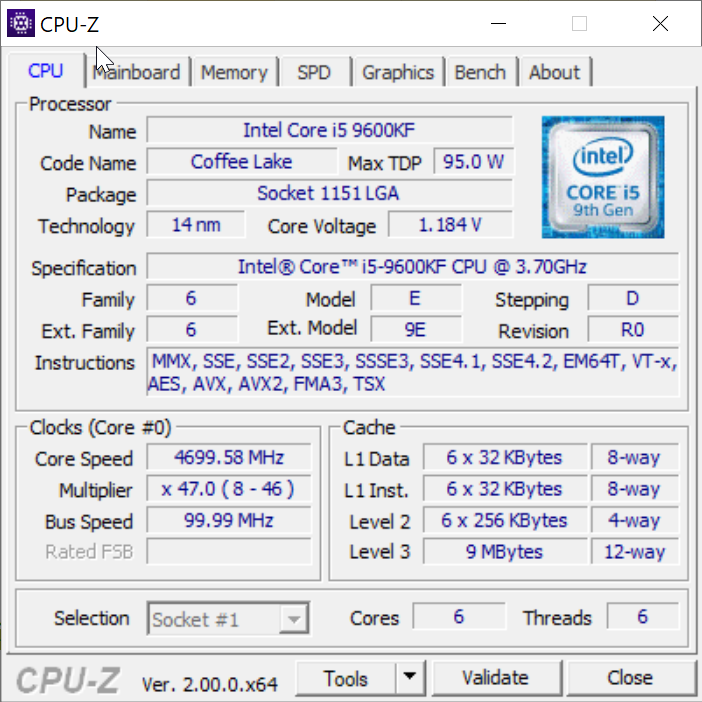 Šikovná utilita CPU-Z se dočkala verze 2.0