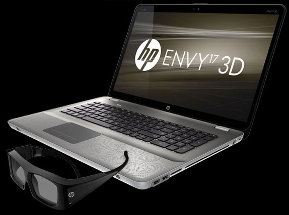 Envy17 3D – notebook od HP s Radeonem HD 5850 a aktivními 3D brýlemi