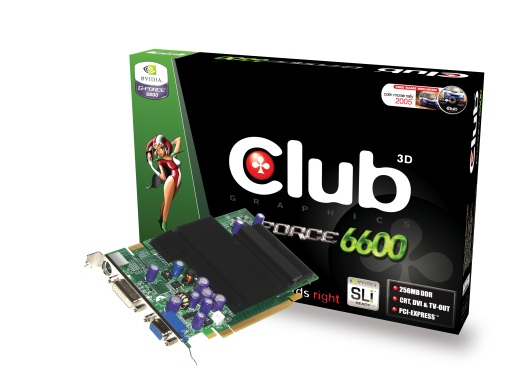 Club 3D 6600 s pasivním chlazení je tady