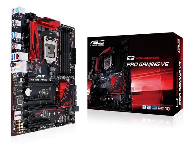 Asus E3 PRO Gaming V5: Herní deska pro Intel „Skylake“ Xeon